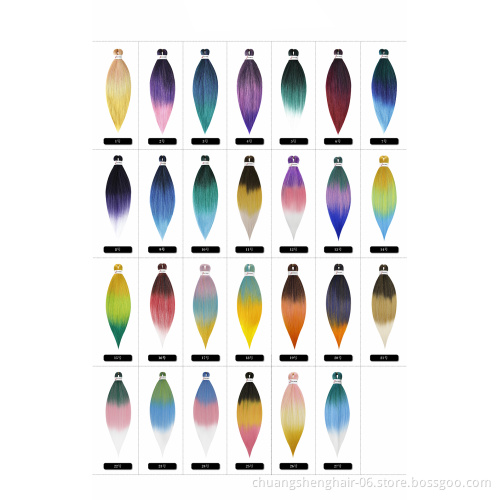 Selling fiber Easy Braids hair professional hair synthetic bundle pack wholesale expression pre stretched braiding hair ez braid